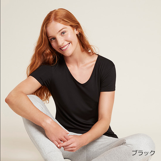 [BOODY]Vネック Tシャツ