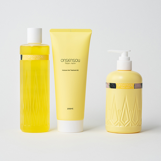 [onsensou]kokode Beauty限定セット(KABOSUモイスチャーシャンプー・トリートメント、ボディクレンザー)